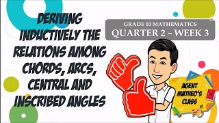 Math 10 Q2 Week 3  Chords Arcs Central Angles and Inscribed Angles [upl. by Garin617]