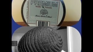 NEW 360 waves Coldlvbel Premium Wolfin Pomade REVIEW NOVEMBER 2012 [upl. by Corrie856]