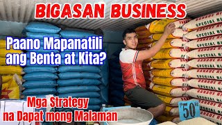 BIGASAN BUSINESS  PAANO MAPANATILI ANG BENTA AT KITA  SOLLES G [upl. by Krilov]