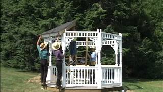 Custom Gazebo Construction  Amish Country Gazebos [upl. by Ruthe]