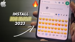 Install IOS Emojis In Any Android device 2023😍 [upl. by Pier]