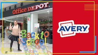 ✏️Todo para etiquetar este regreso a clases con etiquetas Avery y Office Deppot ✏️ [upl. by Etz]