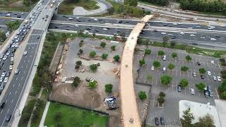 Bike Path Trail Overpass Construction at Jeffrey RdI5 As of September 20 2024 [upl. by Janerich]