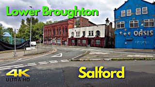 Salford Manchester  Lower Broughton Walk Around  4k [upl. by Spencer]