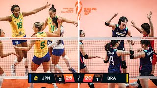 Unbelievable Victory Japan vs Brazil 31 Volleyball World Champ 2022 [upl. by Liahus750]