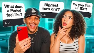 Asking My GIRLFRIEND Questions Guys Are Too Afraid To Ask… [upl. by Gabriell]