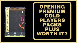 Opening Premium Gold Players Packs Plus Fifa 22 Worth It [upl. by Anaerb156]