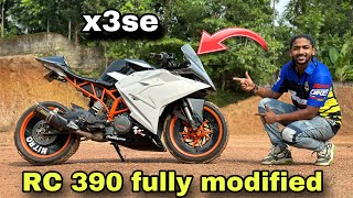 RC 390 fully autologue modified  ഇവൻ ഒരു രക്ഷ ഇല്ല 🤩 [upl. by Gnilyarg196]