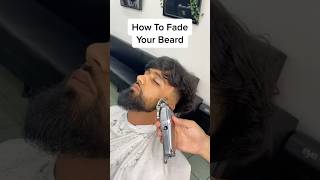 Quick Beard Fade 🧔🏾‍♂️ barber barbering barbershop beard beards beardstyle bearded [upl. by Ylam746]