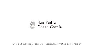 Sria de Finanzas y Tesorería  Sesión Informativa de Transición [upl. by Norym]