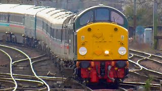 CLASS 40 With The WHISTLING Highlander TANGMERE AND CLASS 56s With Tankers 40013  24224 [upl. by Aver]