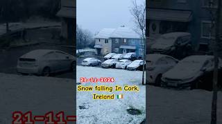 Delicate snowflakes blanket Cork transforming Irelands southern charm into a winter wonderlandquot [upl. by Thera]