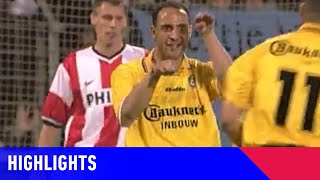 Van Bommel UITBLINKER  Fortuna Sittard  PSV 07051999  Highlights [upl. by Anoiuq]