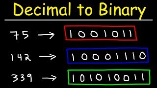 How To Convert Decimal to Binary [upl. by Isador]