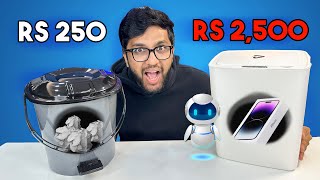 RS 250 DUSTBIN VS RS 2500 SMART DUSTBIN [upl. by Fagaly]