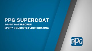 PPG SUPERCOAT Epoxy Garage Floor Coating [upl. by Aivatnuhs167]