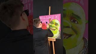 Painting Shrek in Pop Art [upl. by Casie607]