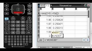 Approximating a Limit on the TINspire [upl. by Arahd]