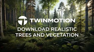 Twinmotion 20241  Get Realistic Trees And Vegetation In Two Steps [upl. by Gunther]