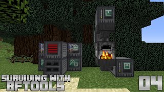 Surviving With RFTools  E04  Wireless Storage [upl. by Ahsiekram639]