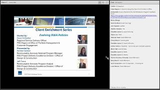 GSA PBS Client Enrichment Series  Evolving RWA Policies [upl. by Orten]