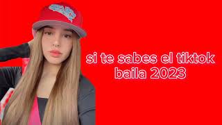 SI TE SABES EL TIKTOK BAILA 2023 [upl. by Felice]