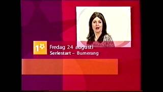 Bumerang  Programinformation SVT1 20010815 [upl. by Ledda]