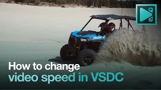 How to Change Video Speed in VSDC Permanently Gradually or Based on File Duration [upl. by Legnaleugim]