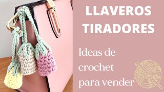 Cómo tejer llaveros a crochet fácil para vender [upl. by Zetnom951]