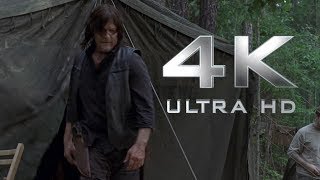 The Walking Dead  Daryl VS Justin Fight Scene  Logoless 4k [upl. by Leblanc10]