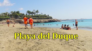 COSTA ADEJE TENERIFE PLAYA DEL DUQUE BEACH WALK [upl. by Daphne]