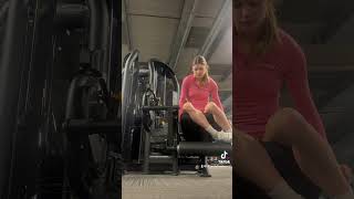 Lower body machine weight  seated knee extension leg extension [upl. by Veron]