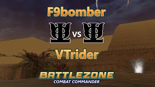 Battlezone Combat Commander  VSR  F9bomber vs VTrider  Terron [upl. by Buford]