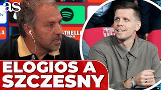 FLICK se deshace en ELOGIOS hacia SZCZESNY y analiza su FICHAJE por el BARÇA [upl. by Justicz]