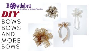 Create DIY Spring Bows and Wreath with Bowdabra [upl. by Ggerk]