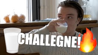 INSANE MILK DRINKING CHALLENGE GONE RIGHT [upl. by Mendes]