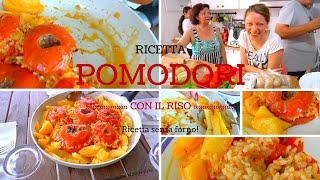 Pomodori Ripieni⎮Pomodori con il Riso⎮Senza forno⎮Ricetta Vegetariana [upl. by Hooker266]