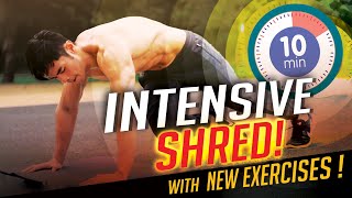 Level 3 10 Minute Intensive Fat Burning With New Exercises [upl. by Ker232]