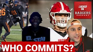 Who is going to commit Wisconsin Badgers football official visit season [upl. by Selim395]