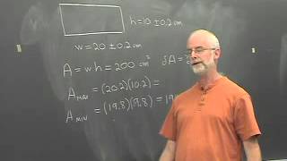 Propagation of Uncertainty Parts 1 and 2 [upl. by Ogir]