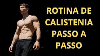 Calistenia Para Iniciantes  Rotina De Corpo Inteiro passo a passo [upl. by Mureil]