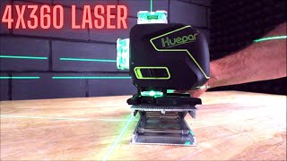 The Best 4x360 Green Beam Laser on Amazon by Huepar [upl. by Evad348]