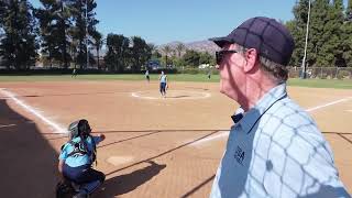 101224 SoCal Eagles Carranza vs CV United Burbank Fall 2024 Softball Game [upl. by Leryt]