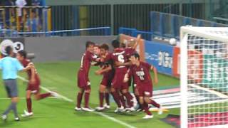 ヴィッセル神戸 20090802 VISSEL KOBE vs KASHIWA 河本ゴール！ [upl. by Yelahc]