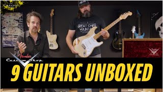 9 Custom Shop Fenders Unboxed [upl. by Anilatsyrc834]