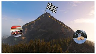 Race to the Top of Mt Chiliad in GTA [upl. by Tina]