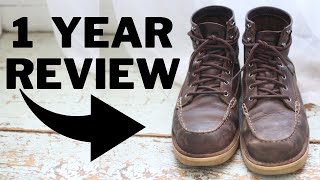 Danner Bull Run Moc Toe Boot Review After One Year [upl. by Mullins]