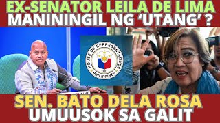 ExSenator Leila De Lima maniningil ng utang Senator Bato Dela Rosa umuusok sa galit [upl. by Analiese]