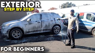 Detailing Exterior Process Training For New Employees  Hunters Mobile Detailing [upl. by Edrei]