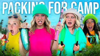 PACKiNG FOR TEEN SUMMER CAMP Tips and tricks 🏕️ 🐟 [upl. by Melisandra]